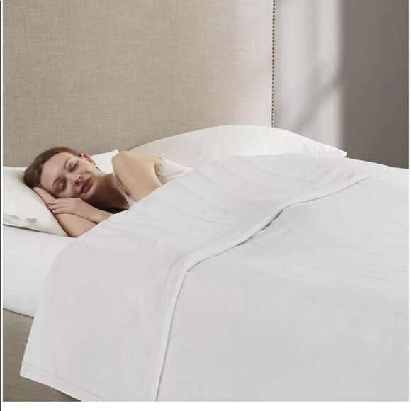 Premier Comfort Microlight Electric/Heated Blanket, King: Ivory - Picture 4 of 8